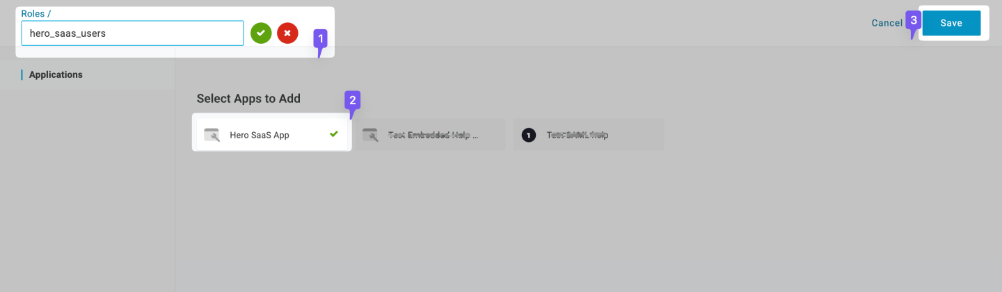Add role name and assign it to SCIM application.