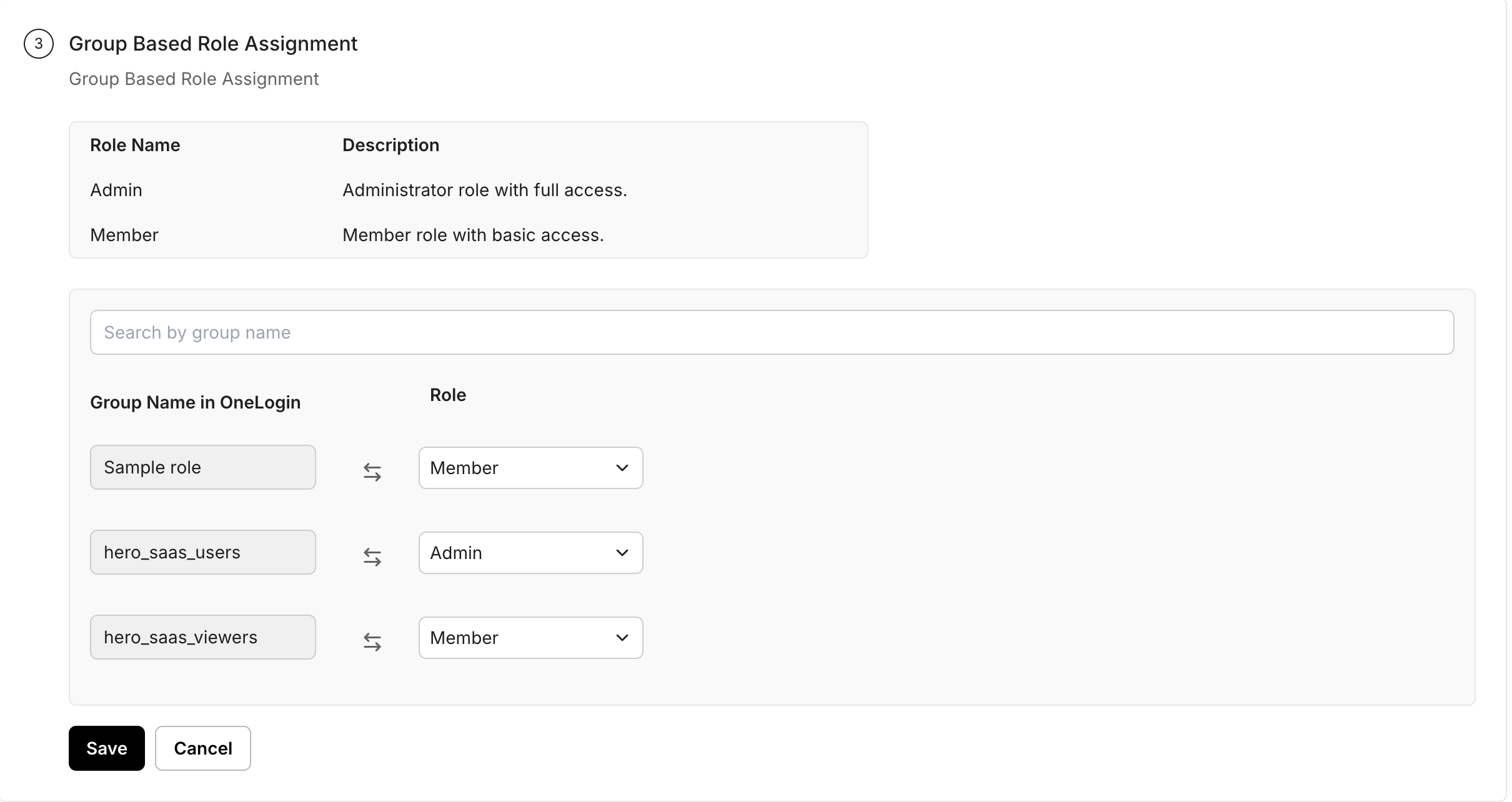 Assigning roles to user based on group membership.