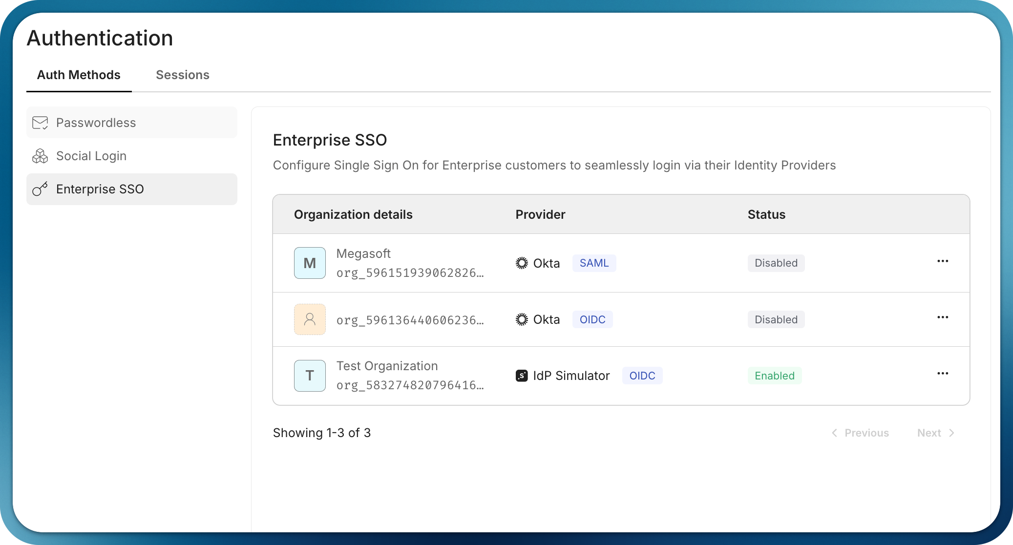 Enterprise Connections UI