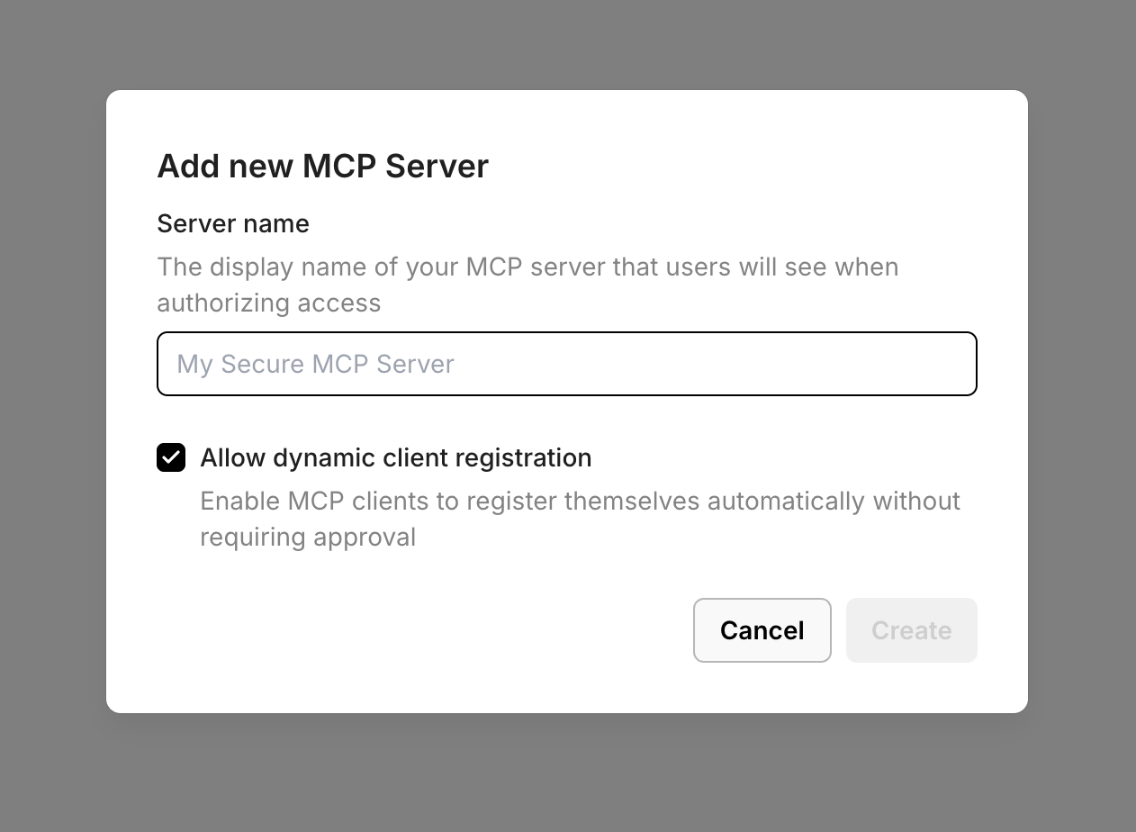 Add MCP server
